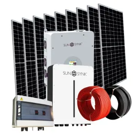 Sunsynk 5kW 5.12kWh 51.2V Self Consumption Solar Power System