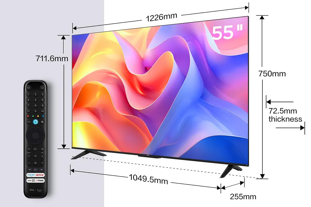 TCL 55" 4K Ultra HD HDR Smart TV | 55PF650K