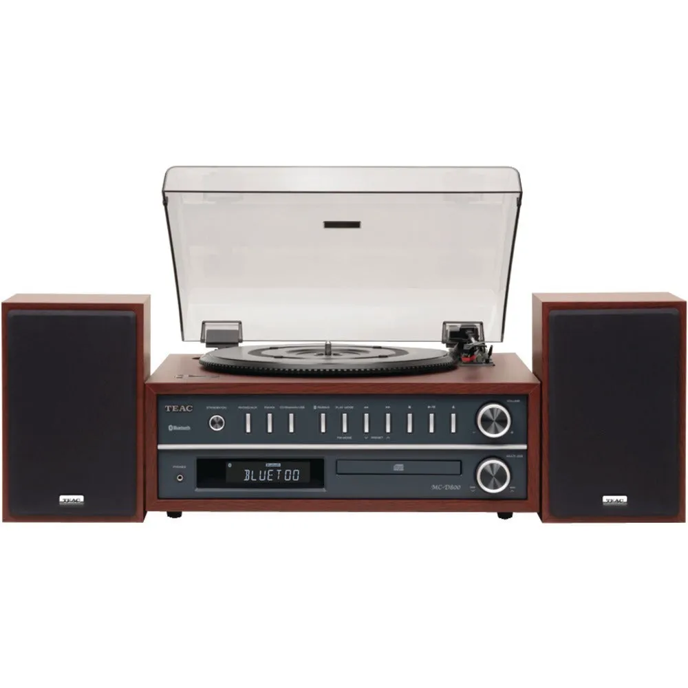 TEAC MC-D800CH MC-D800 Turntable Audio System with Bluetooth(R)