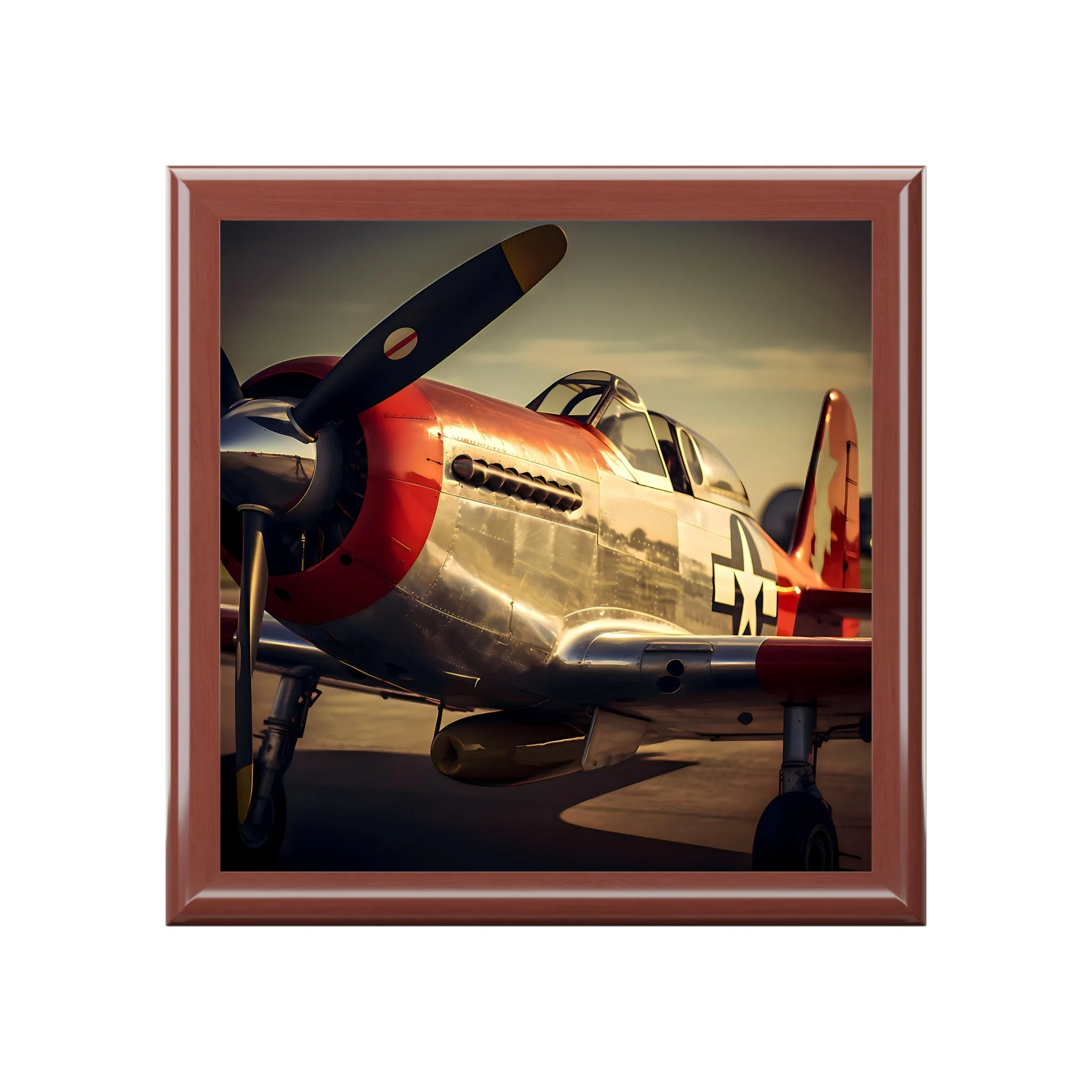 The North American P-51 Mustang Jewelry Keepsake Box