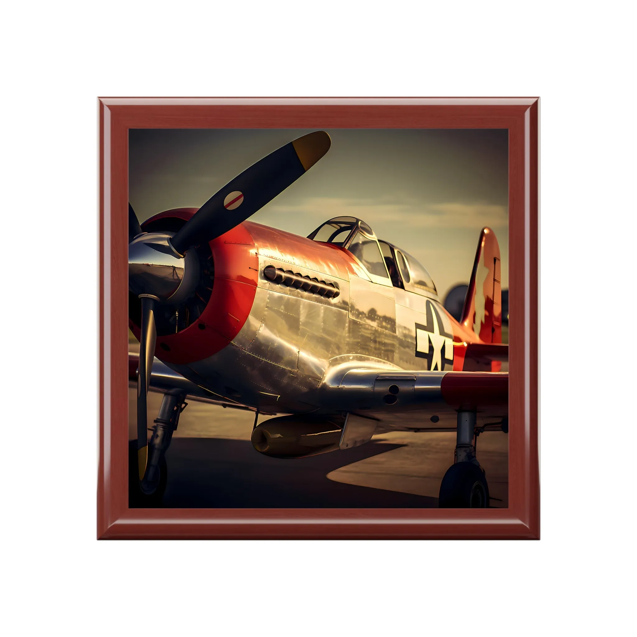 The North American P-51 Mustang Jewelry Keepsake Box