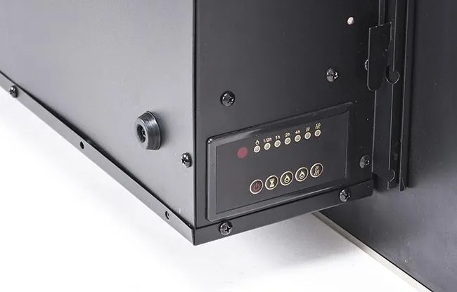 The Onyx Stainless 80026 50 Inch Wall Mounted Electric Fireplace