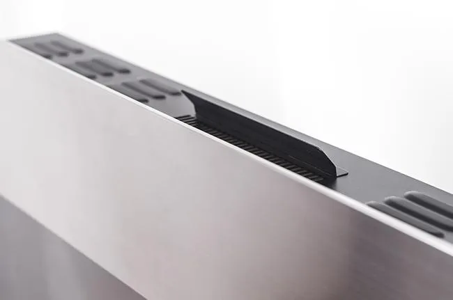 The Onyx Stainless 80026 50 Inch Wall Mounted Electric Fireplace