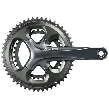 Tiagra FC-4700 Crankset - 172.5mm 10-Speed 50/34t 110 Asymmetric BCD Hollowtech II Spindle Interface Gray