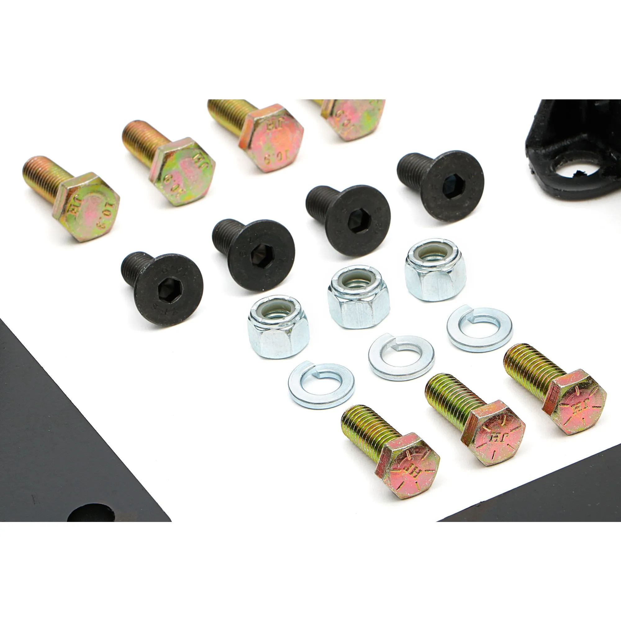 Trans-Dapt Motor Mount - Bolt-On - 1 in Offset - Rubber Pads - LS-Series Engines to GM 3-Bolt