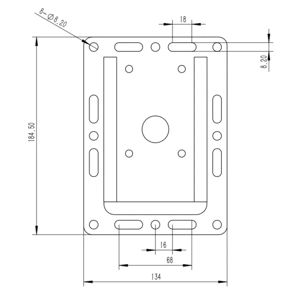 Triad-Orbit SM-WM1, Slide In Wall and Ceiling Mounting Plate