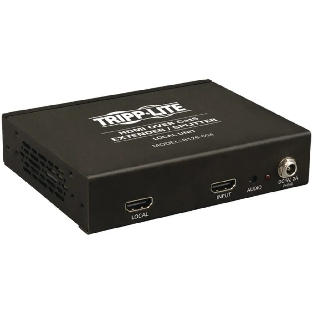 Tripp Lite B126-004 HDMI Over CAT-5/6 Extender/Splitter, 4-Port Box-Style Transmitter for Video and Audio