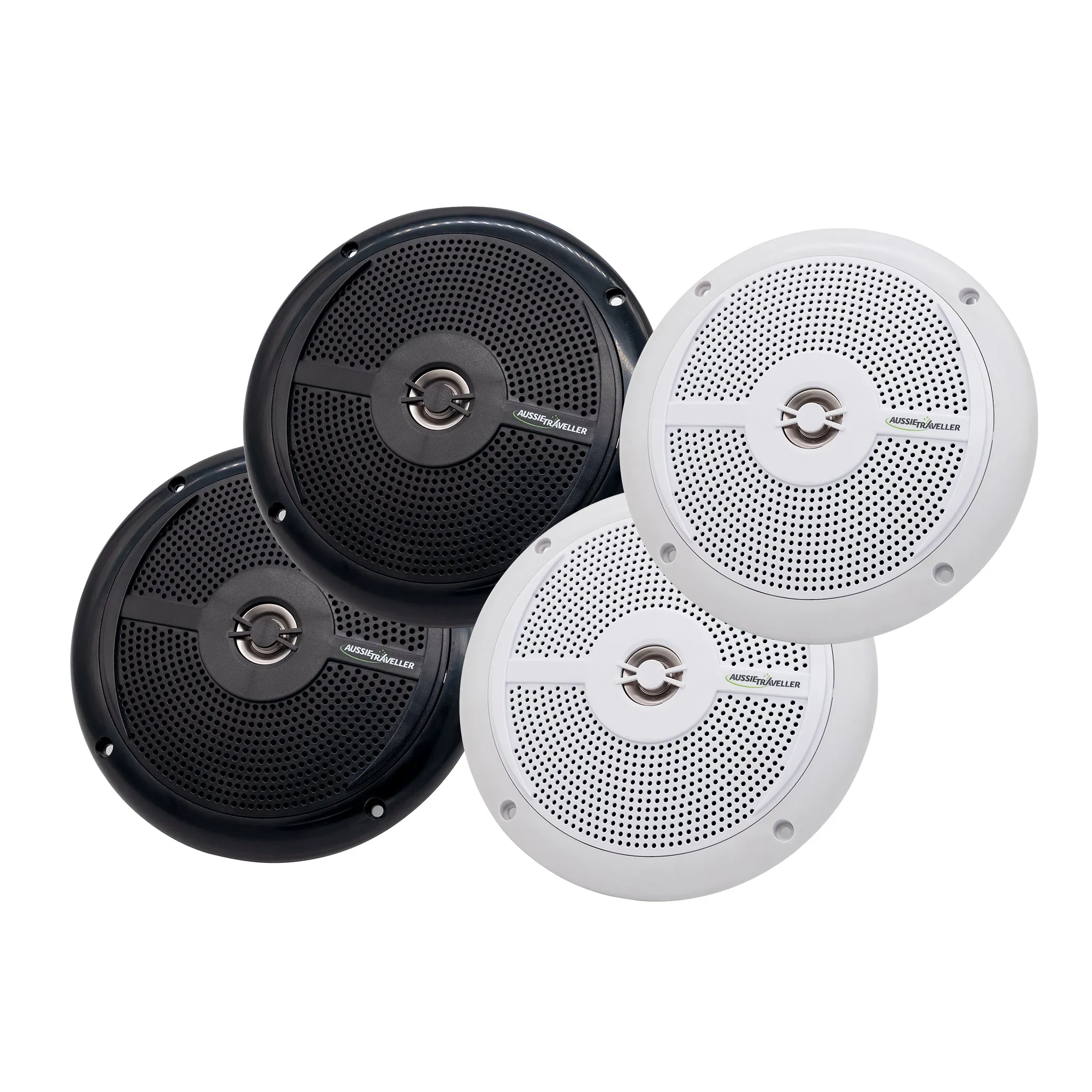 Two-Way 6.5" Slimline Speakers Set - 2 Pairs