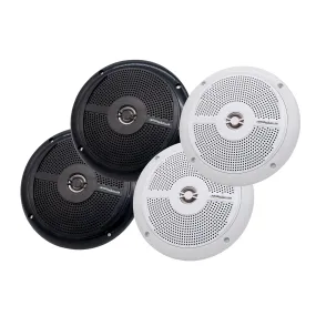 Two-Way 6.5" Slimline Speakers Set - 2 Pairs