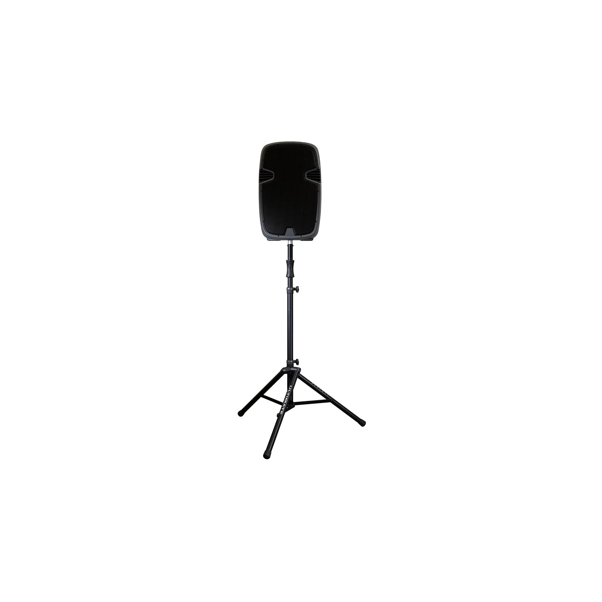 Ultimate Support TS-100B Air-Powered Speaker Stand - Black (3'8" - 6'7". 150lb Max)
