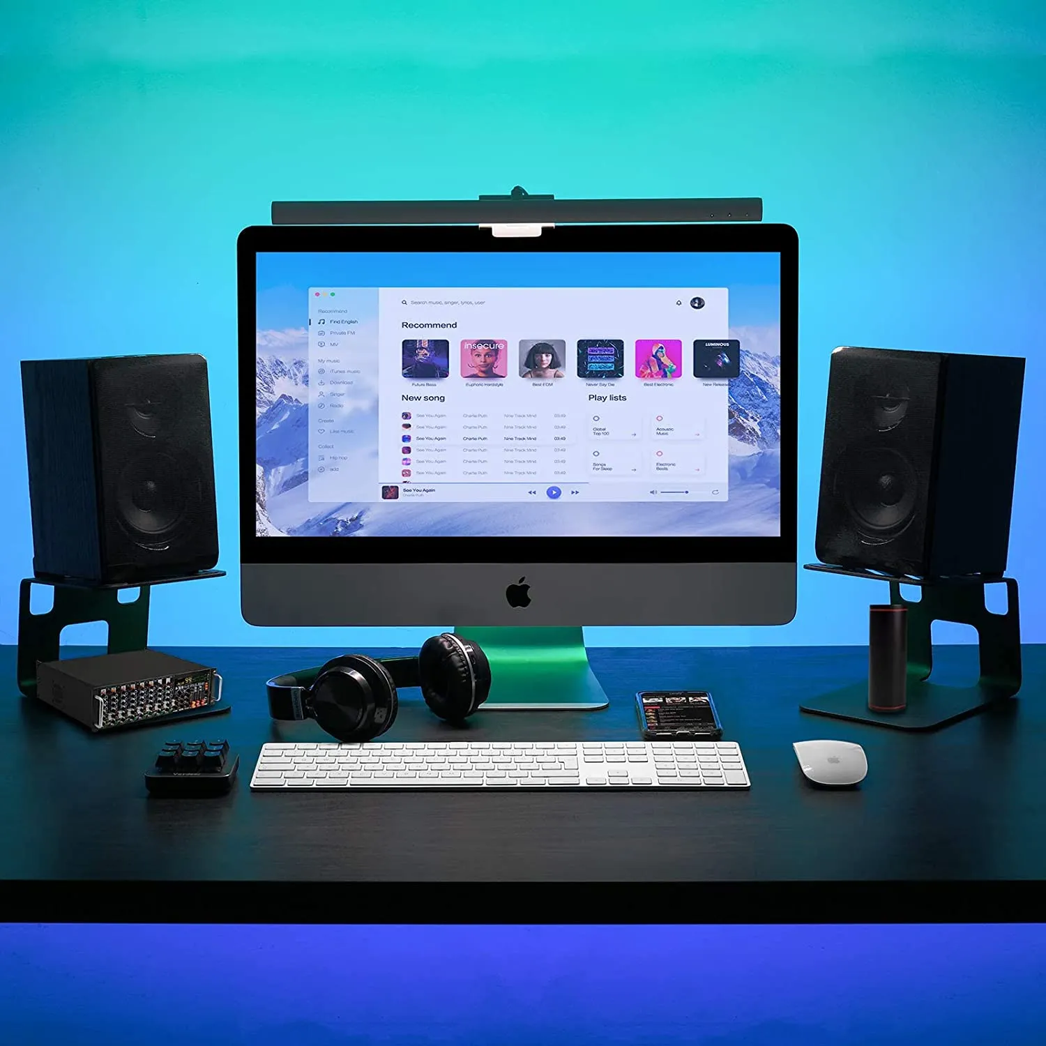 Vaydeer Metal Desktop Speaker Stand (1 Pair)
