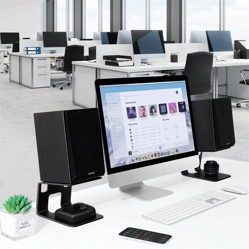 Vaydeer Metal Desktop Speaker Stand (1 Pair)
