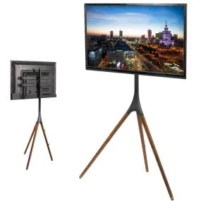 VIVO Black Easel Stand for 45" to 65" TVs, STAND-TV65A