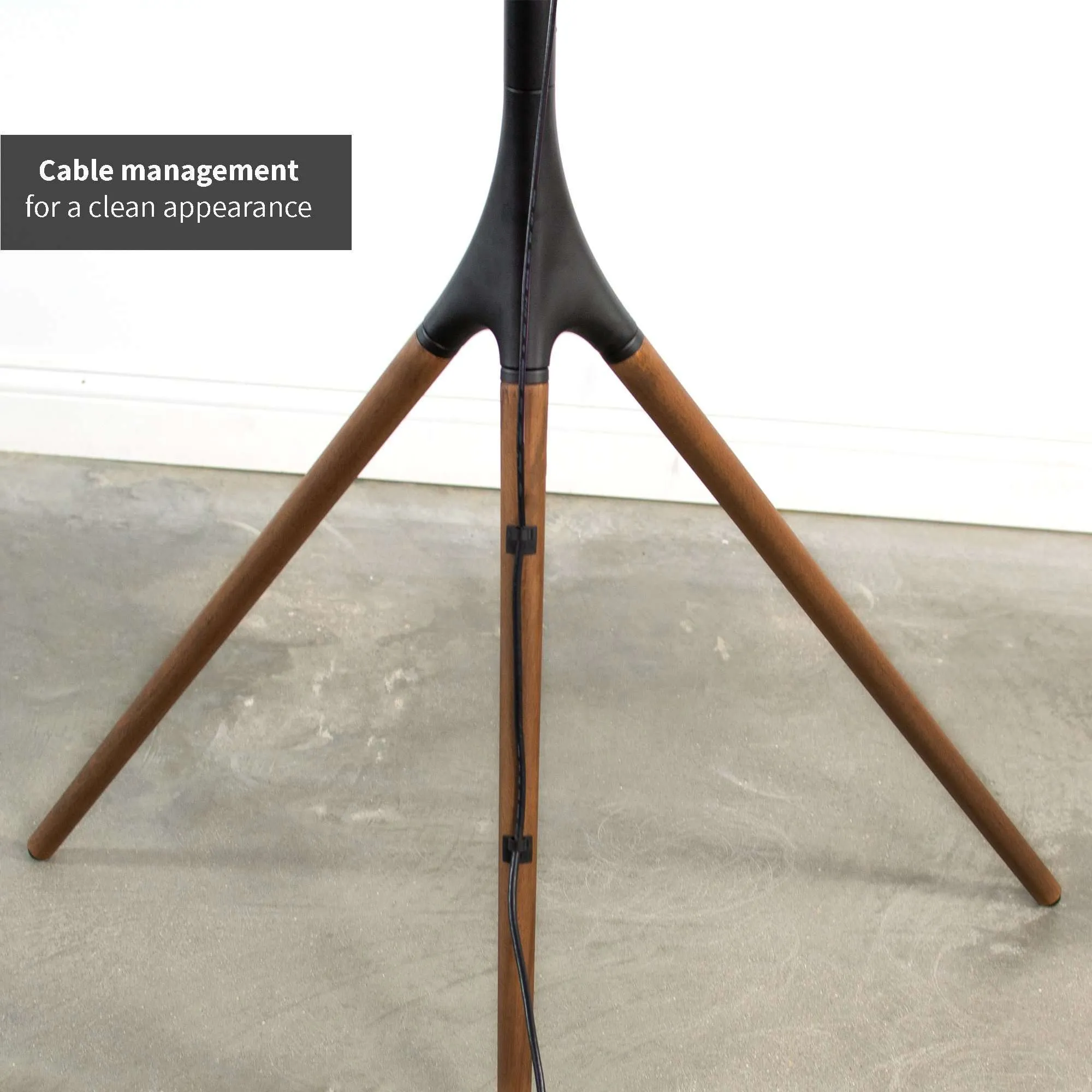 VIVO Black Easel Stand for 45" to 65" TVs, STAND-TV65A