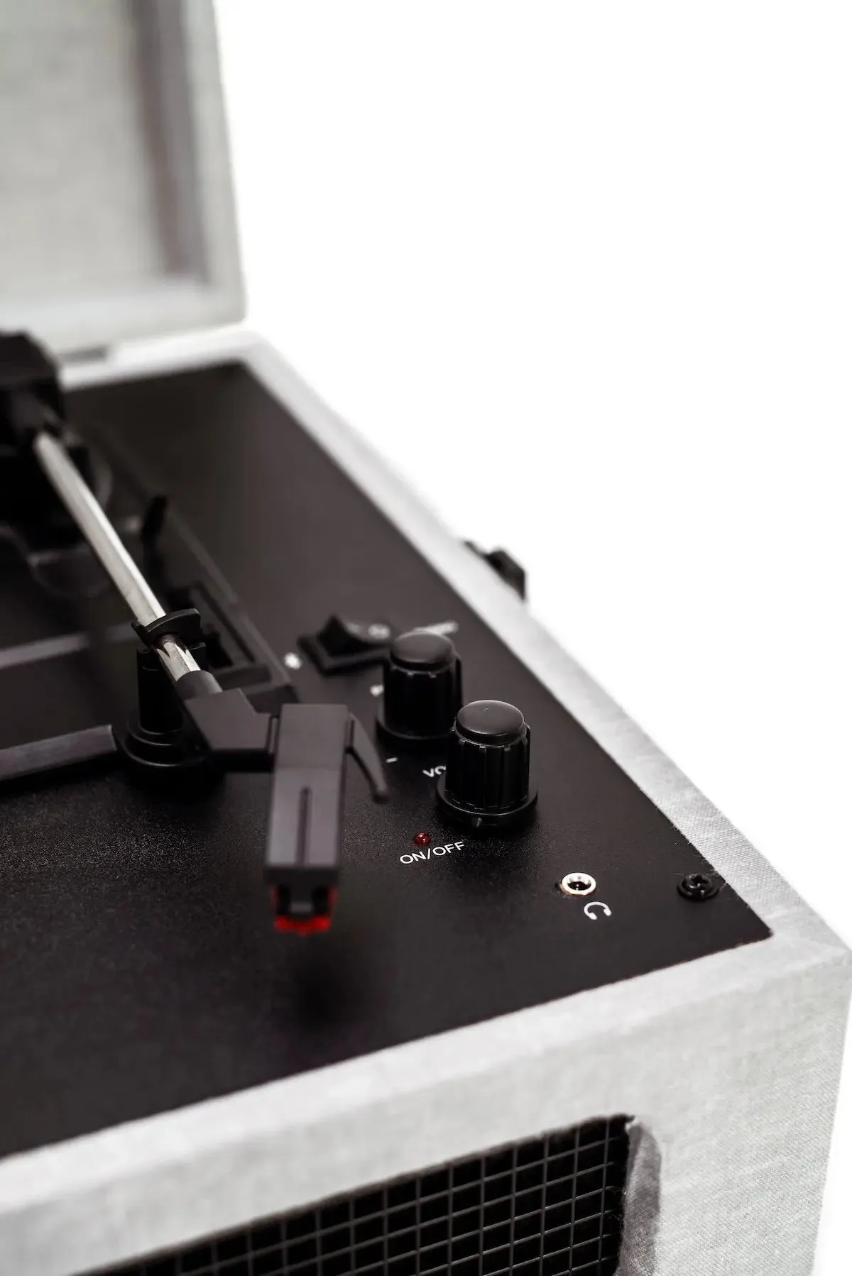 VOYAGER 2-WAY BLUETOOTH RECORD PLAYER | GREY