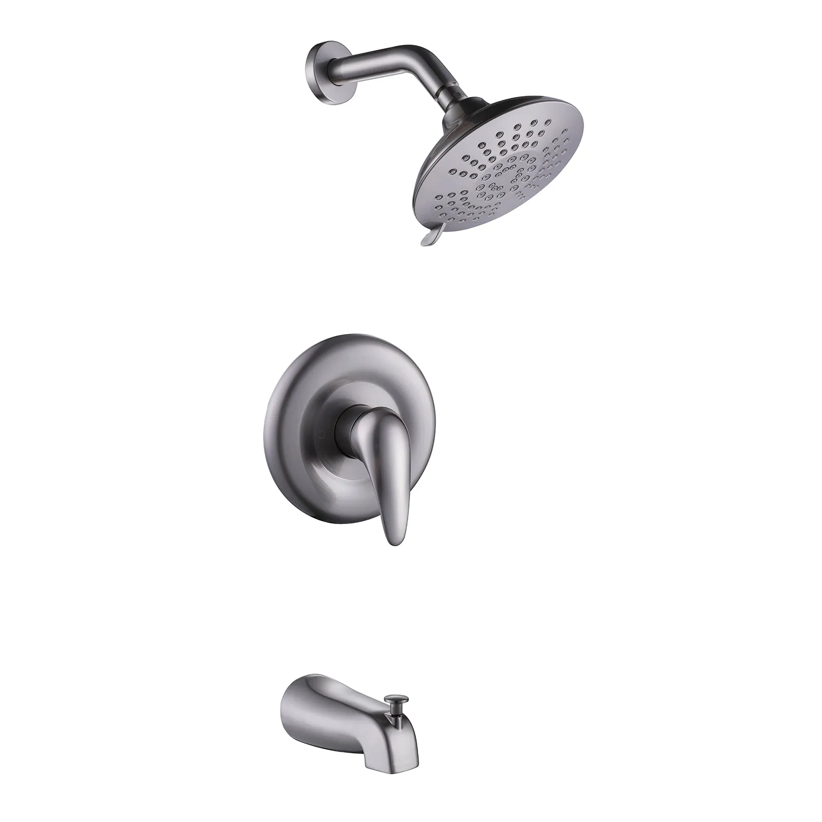 Wall Mount Shower Fixtures with Rough-In Valve and Tub Spout RB1011