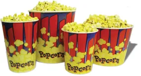 Winco Benchmark 41470 Multicoloured 170 Ounce Popcorn Tubs for Gatherings | Denson CFE