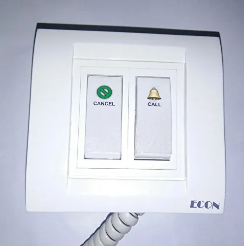 WIRELESS DIGITAL NURSE CALL BELL SYSTEM FOR 20 BED SIDE UNIT WITH 20 BED SIDE UNITS AND WITH INBUILD BELL