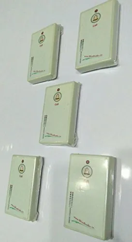 Wireless Office Call Bell System for 15 Users with HIGH Glow Digital Numeric Display and with INBUILT Bell