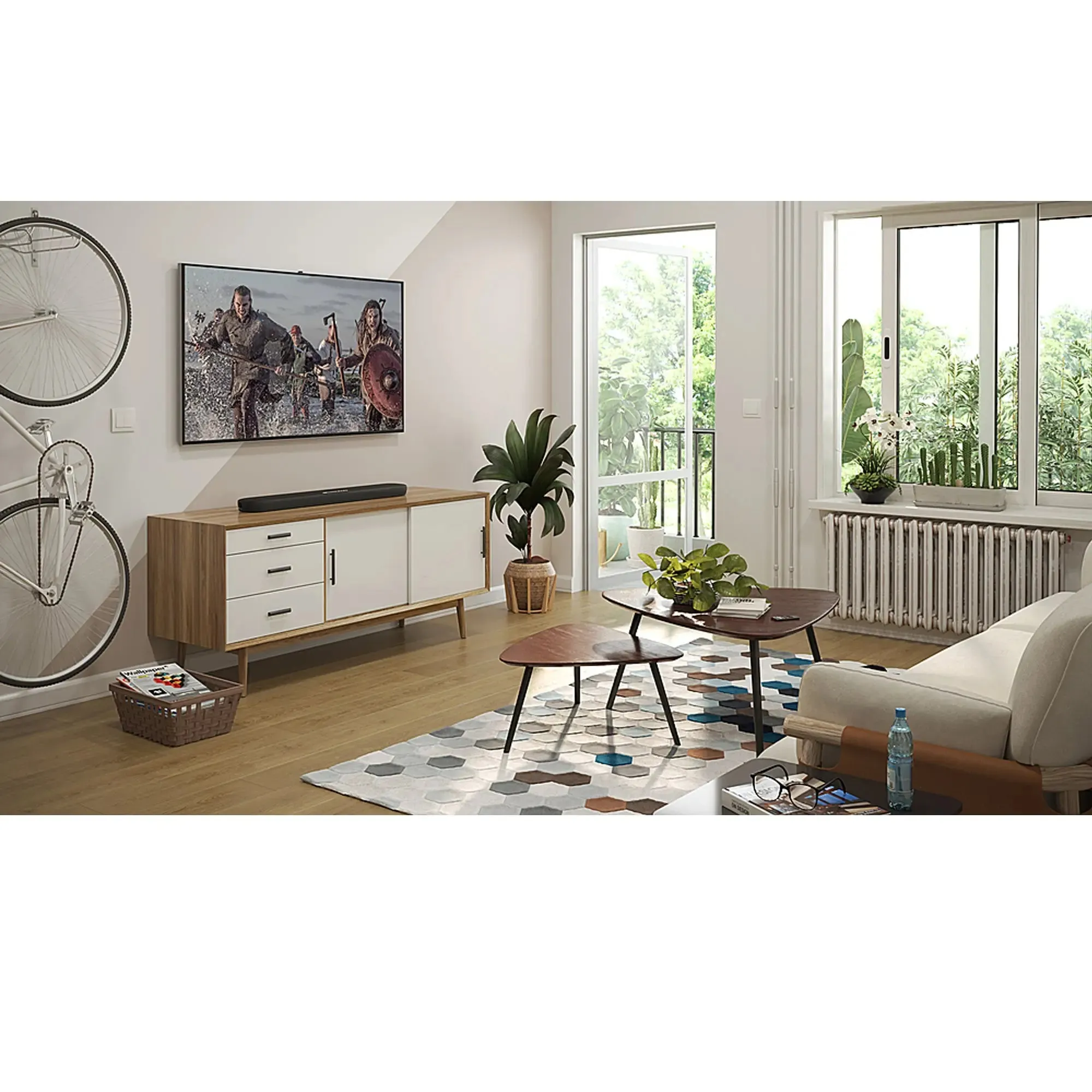 Yamaha SR-B20A Sound Bar with Subwoofer & Bluetooth and Alexa Built-in Clear Voice