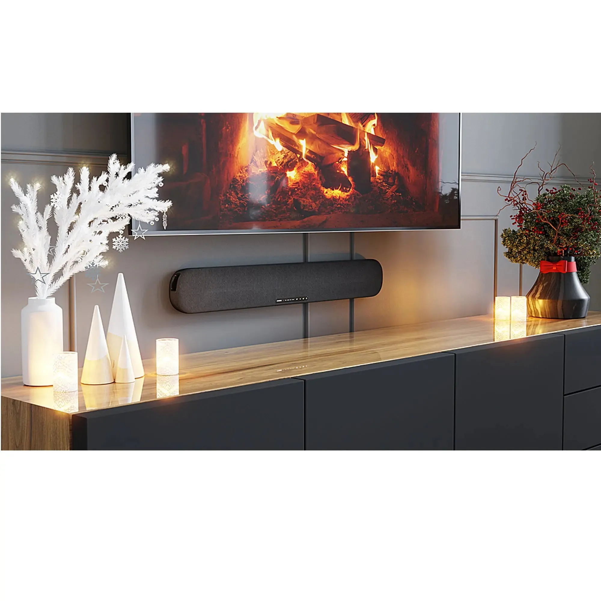 Yamaha SR-B20A Sound Bar with Subwoofer & Bluetooth and Alexa Built-in Clear Voice