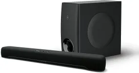 Yamaha SR-C30A Compact Sound Bar with Wireless Subwoofer and Bluetooth Black (Open Box)