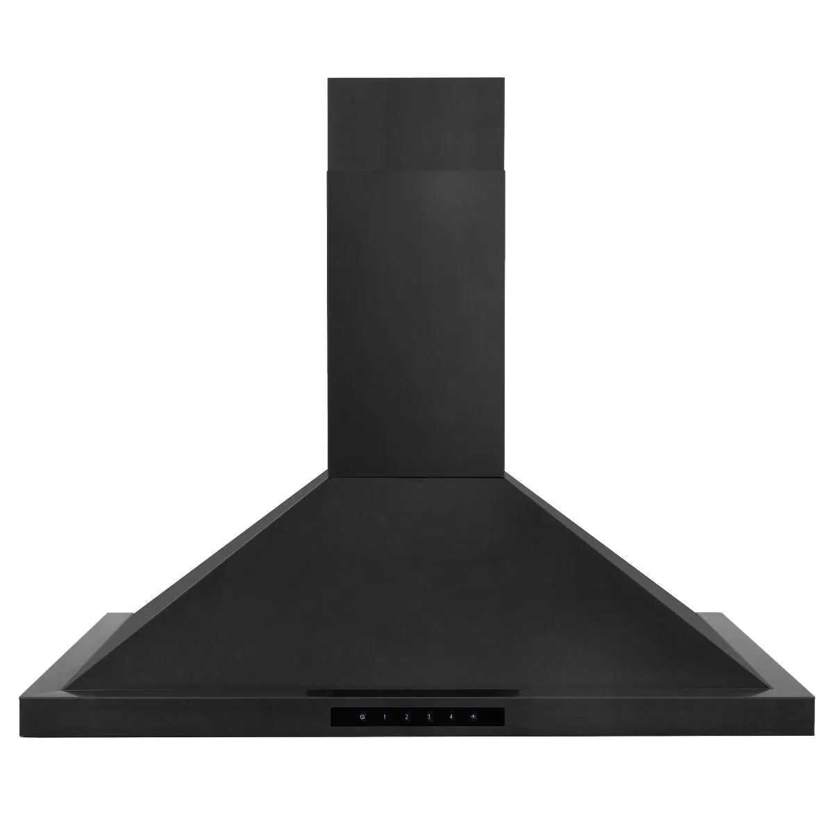 ZLINE 4-Piece Appliance Package - 30-Inch Rangetop with Brass Burners, Refrigerator, 30-Inch Electric Wall Oven, and Convertible Wall Mount Hood in Black Stainless Steel (4KPR-RTBRH30-AWS)